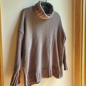 aerie Brown Turtle Neck Sweater Size Small